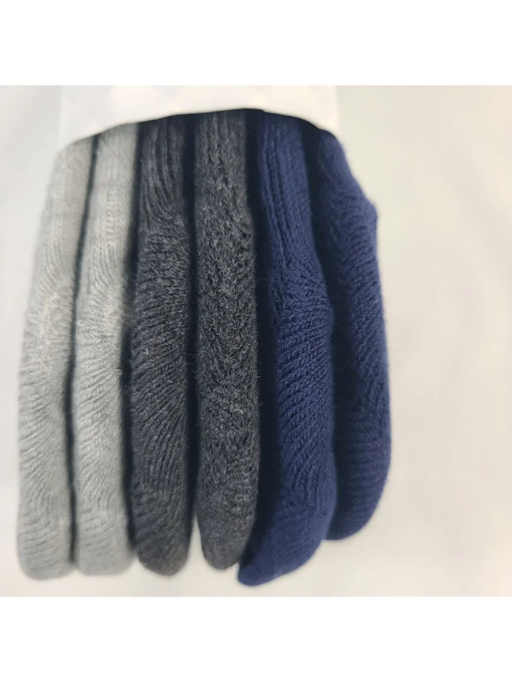 32 Degrees Cool Men's No Show Socks 6-Pack Cooling Mesh Soft Cushion Navy/Gray L